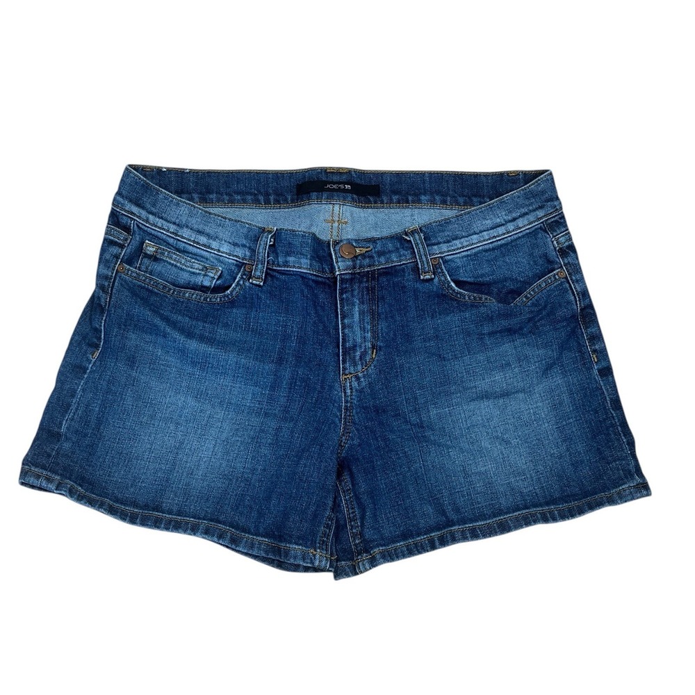 Vtg Joe's Jeans Denim Shorts Womens 32 (Fits 34x5) Medium Wash '01 Y2K